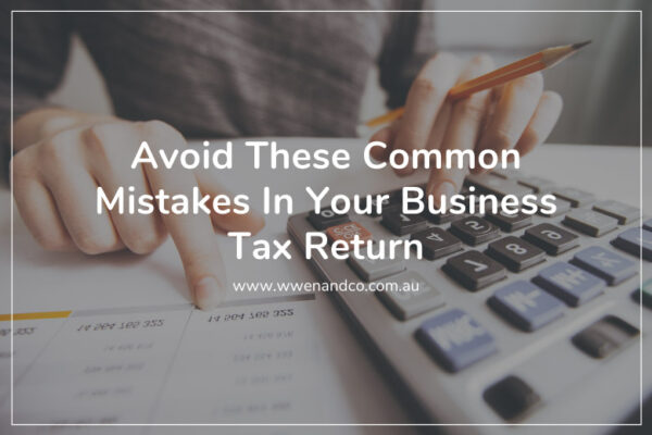 avoid common mistakes in your business tax return