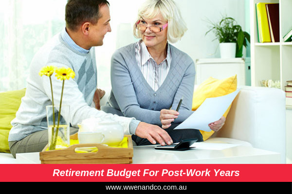 Retirement budget for post-work years - image