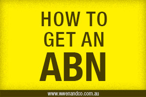 how to get an ABN - australian business number