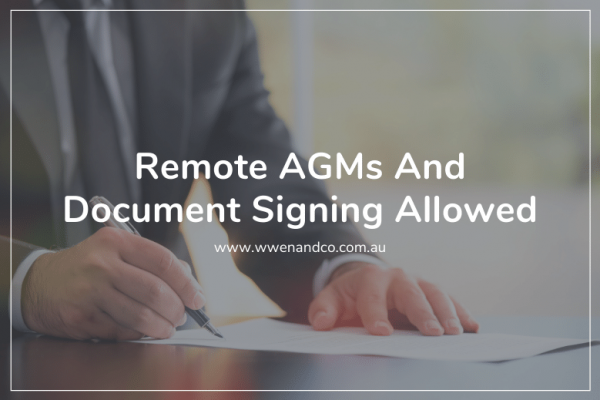 Companies will be allowed to sign documents and hold annual general meetings in electronic format.
