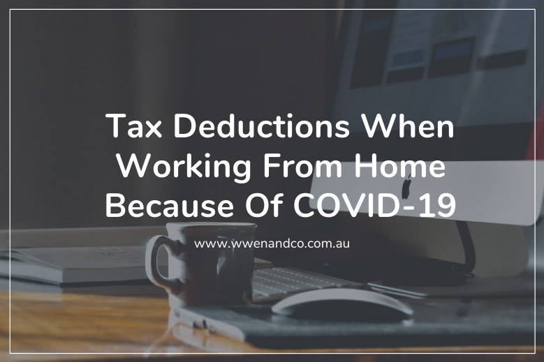 Claiming tax deductions for employees working from home because of covid-19