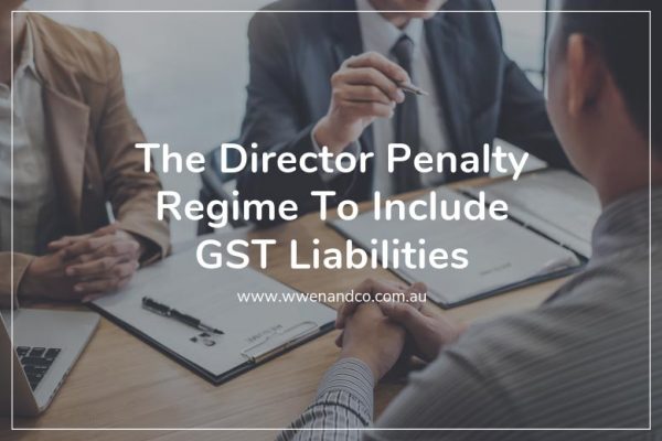 The Director Penalty Regime to include GST liabilities
