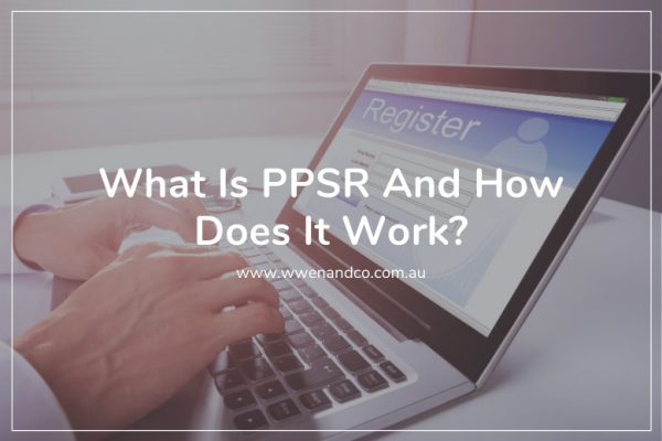 The PPSR is a national register of security interests in personal property.